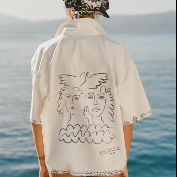 Limited Edition Aime Leon Dore Lesvos Cropped Camp Shirt - Picture 3 of 9